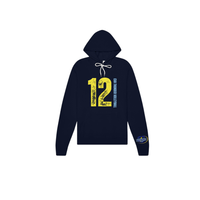 Custom Belle and Co Distressed Volleyball Hooded Sweatshirt