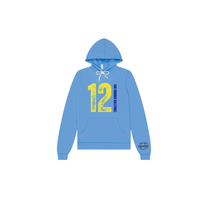 Custom Belle and Co Distressed Volleyball Hooded Sweatshirt