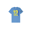 Custom Belle and Co Distressed Volleyball Short Sleeve Tee