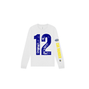 Custom Belle and Co Distressed Volleyball Long Sleeve Tee