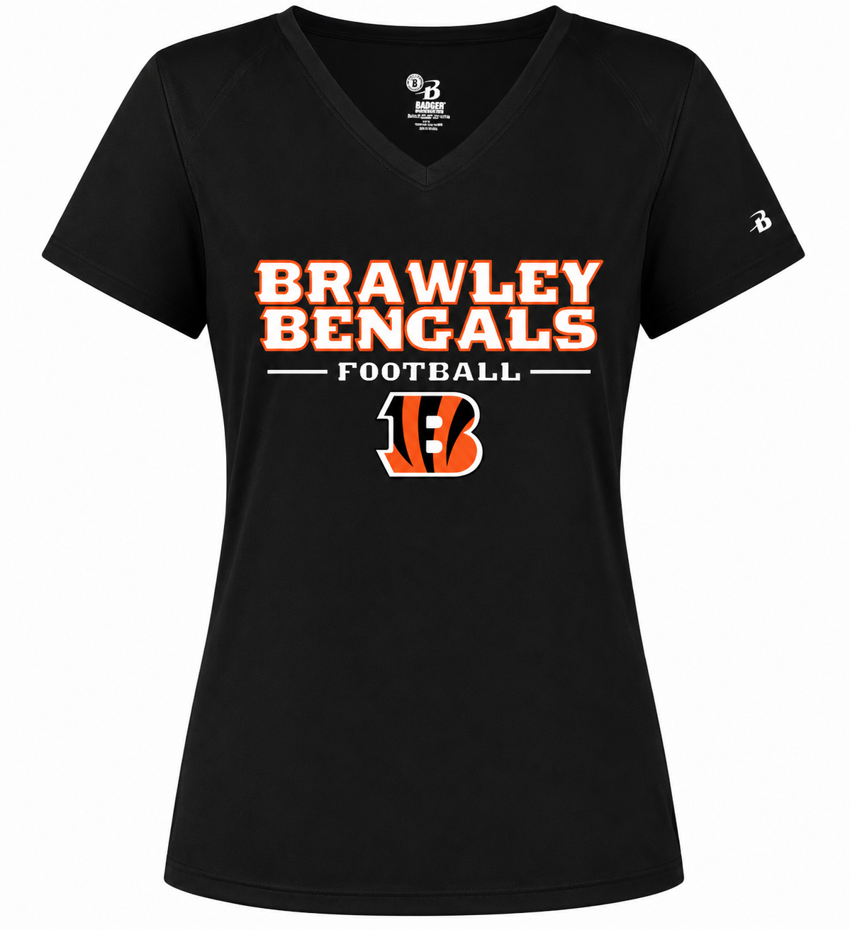 Ladies Brawley Bengals B-Core V-Neck Tee