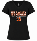 Ladies Brawley Bengals B-Core V-Neck Tee