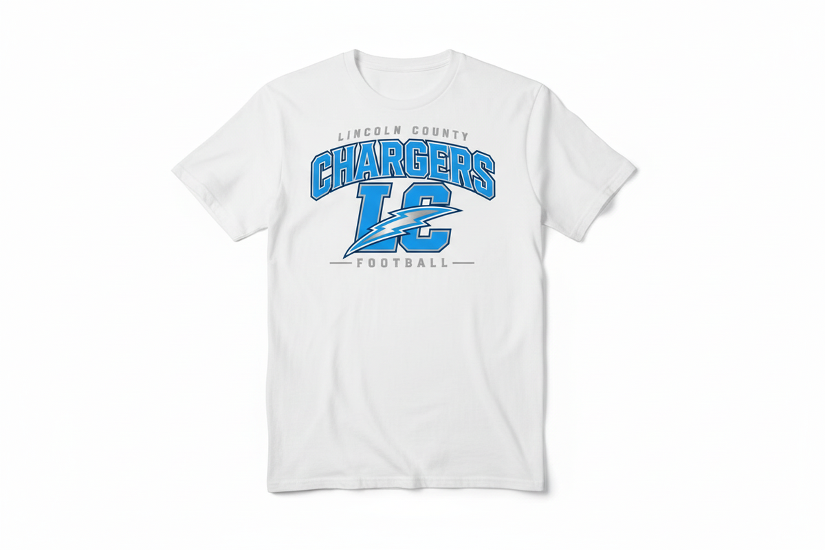 Gildan Heavy Cotton Lincoln County Chargers Unisex T Shirt