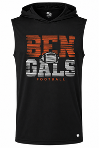 Youth Brawley Bengals B-Core Sleeveless Hoodie