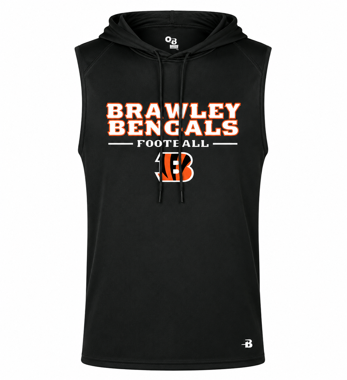 Adult Brawley Bengals B-Core Sleeveless Hoodie
