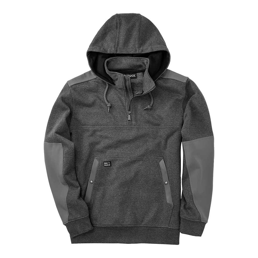 Custom Logo Dri Duck Mission 1/4 Zip Hoodie