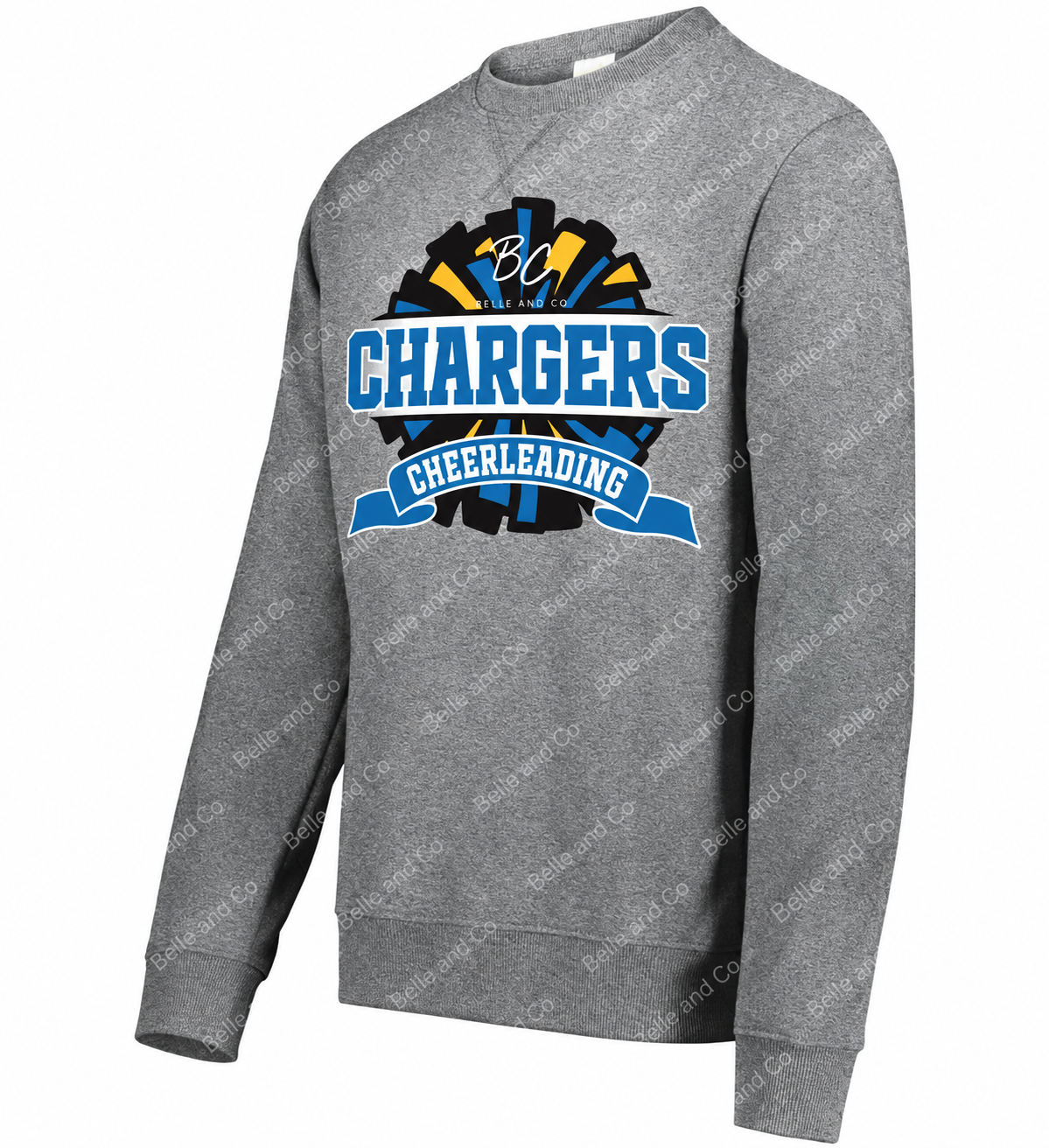 Adult Augusta Lincoln County Chargers Crewneck
