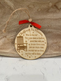Christmas in Heaven Ornament