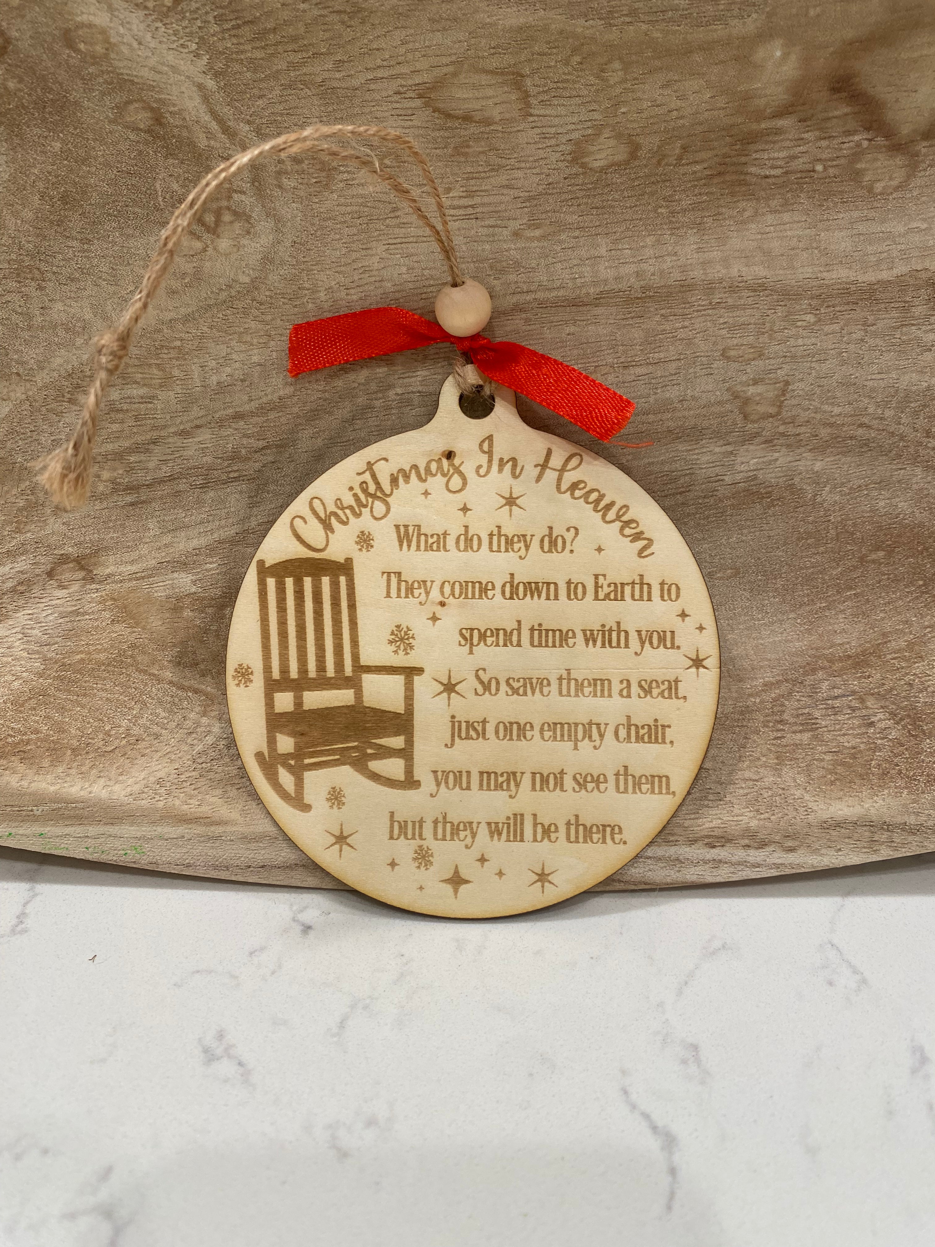 Christmas in Heaven Ornament
