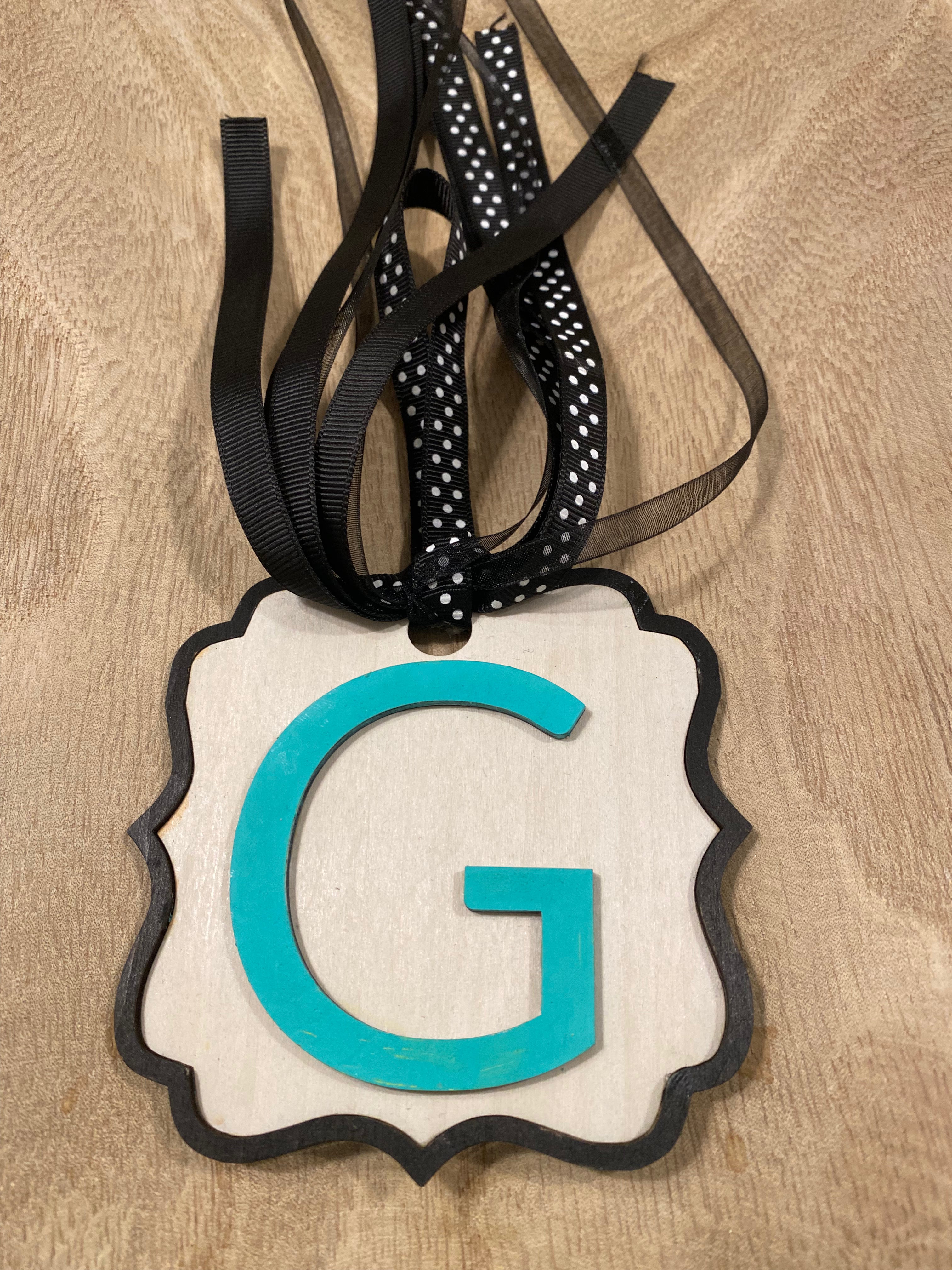 Initial Bag Tag