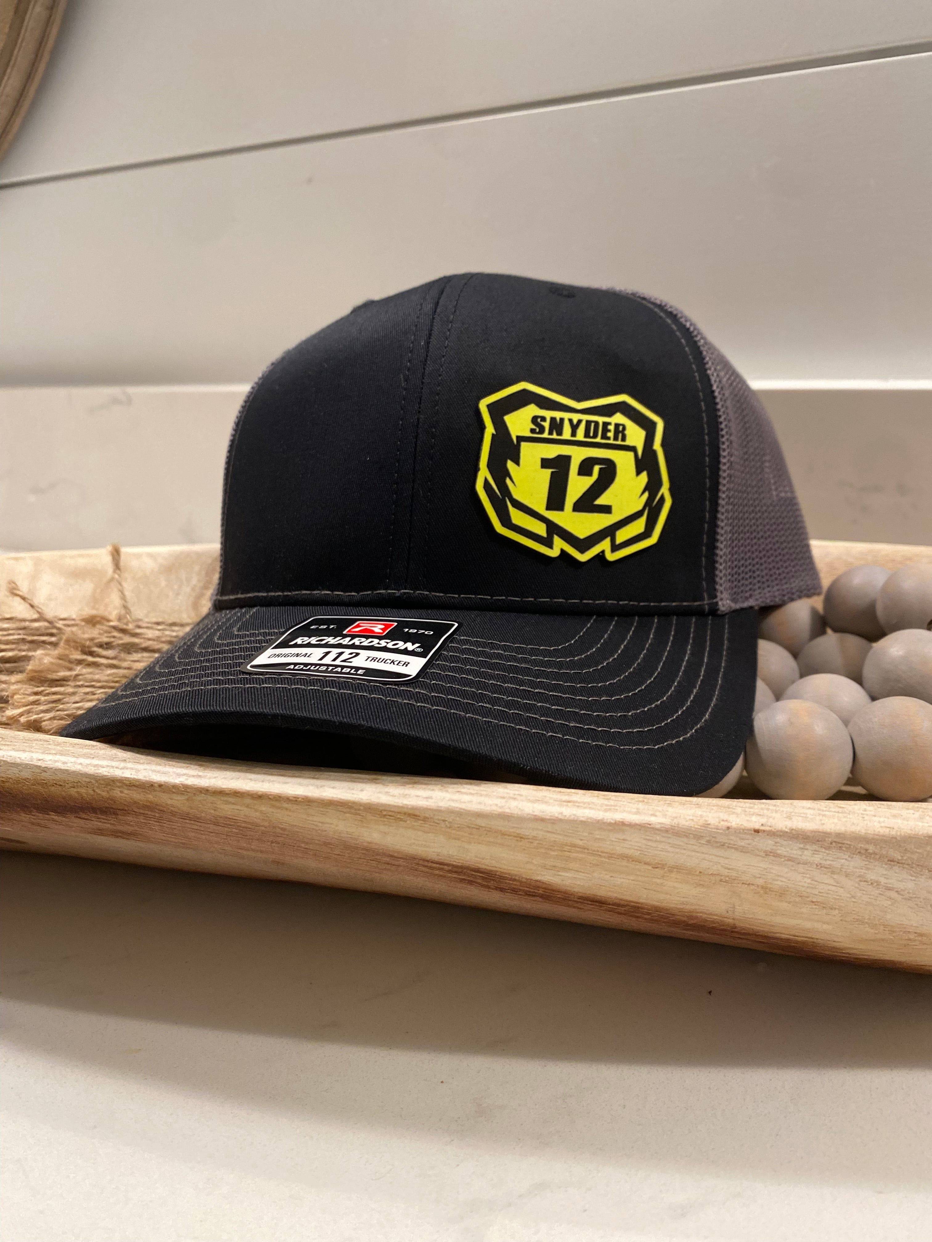 Adult Motocross Custom Nameplate Hat (Single or Multiple Plates)