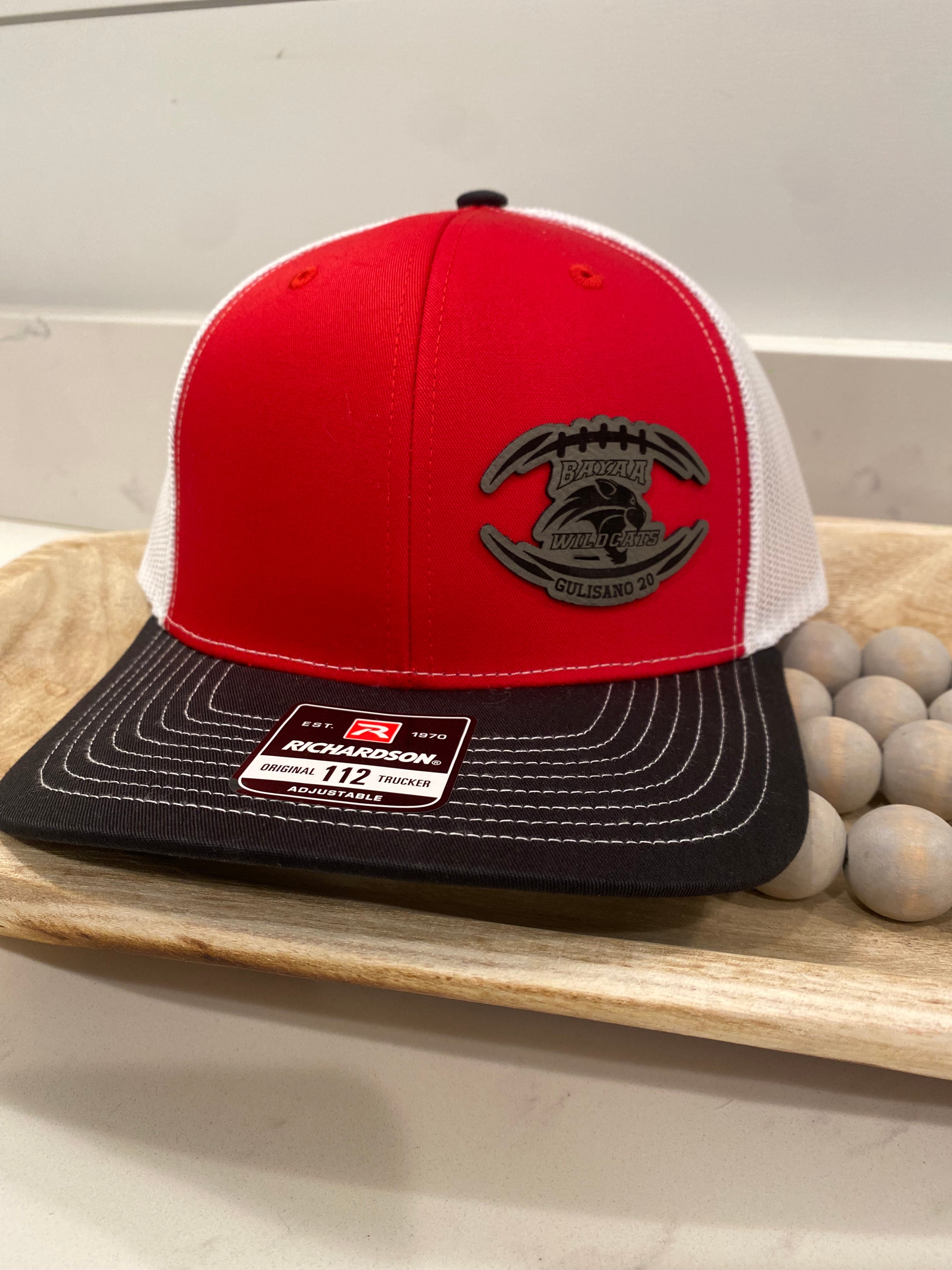 BAYAA WILDCATS PERSONALIZED HAT with LAST NAME & NUMBER