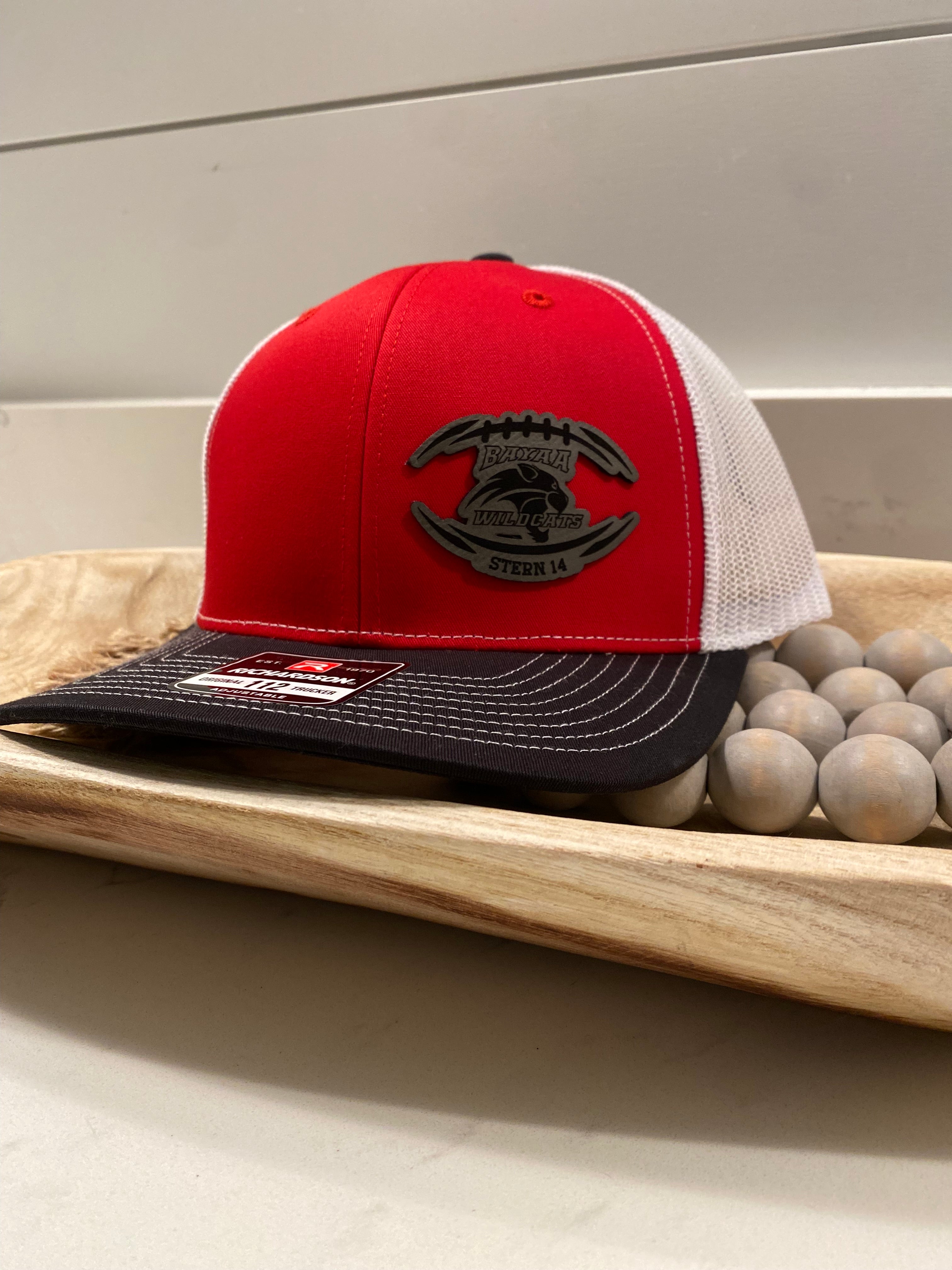 BAYAA WILDCATS PERSONALIZED HAT with LAST NAME & NUMBER