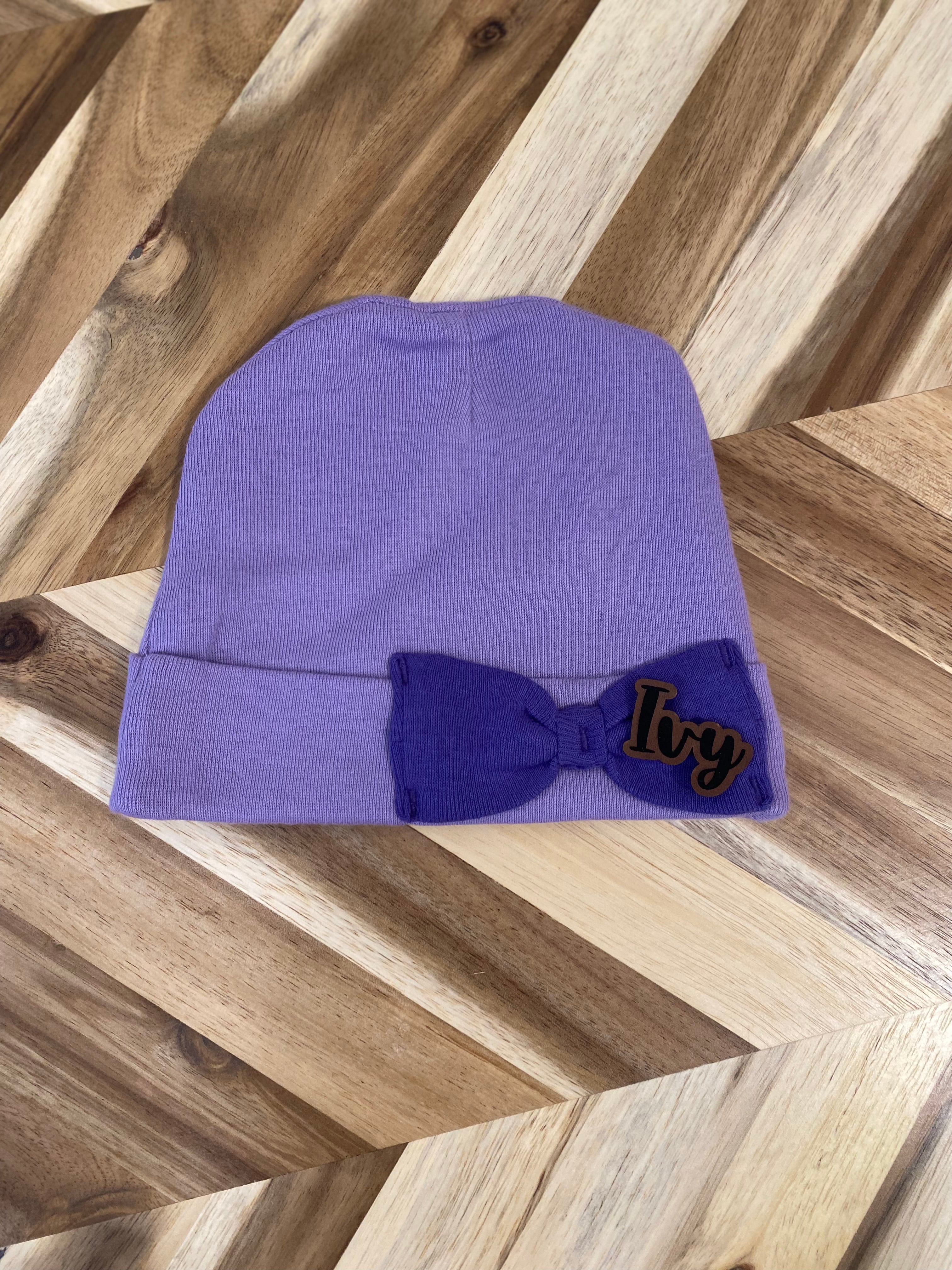 Newborn/Infant Rabbit Skins Hats w/ Bow