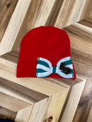 Newborn/Infant Rabbit Skins Hats w/ Bow