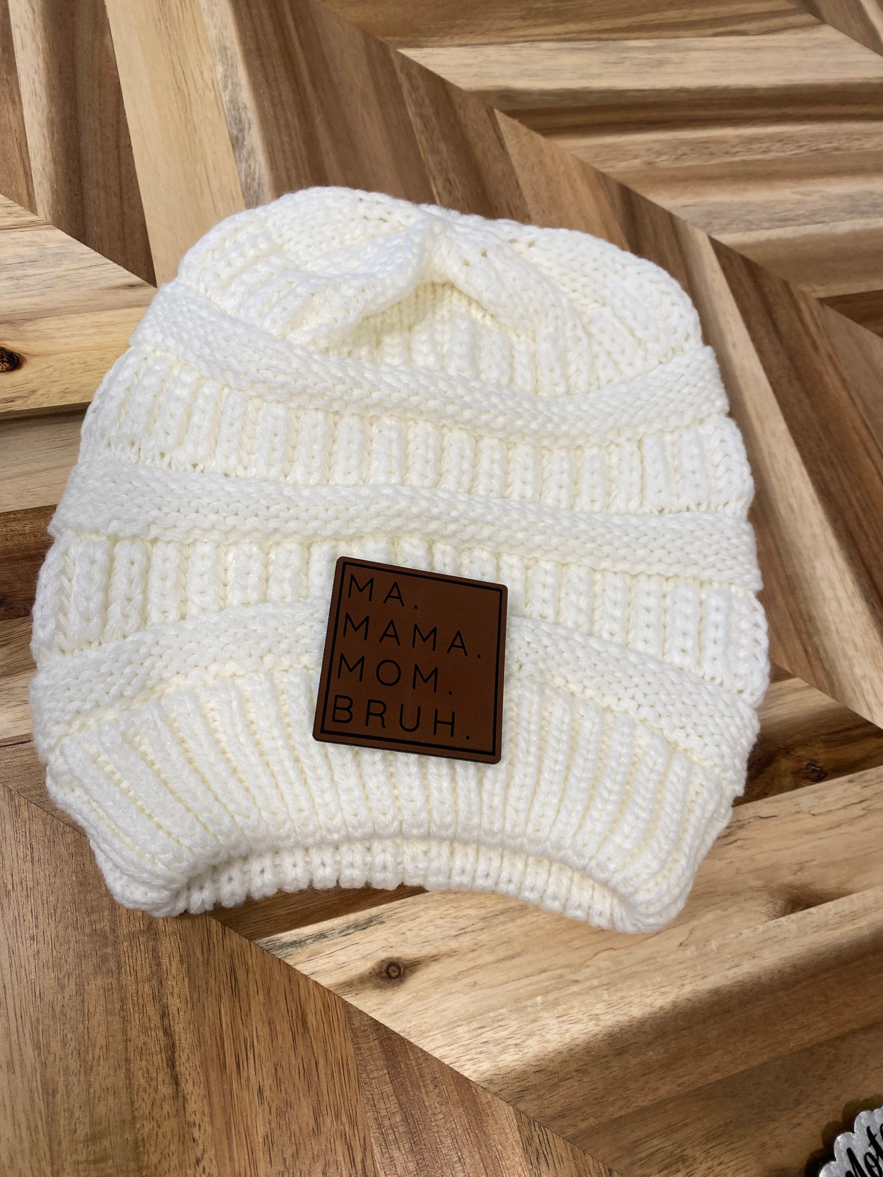 Ma Mama Mom Bruh Winter Hat