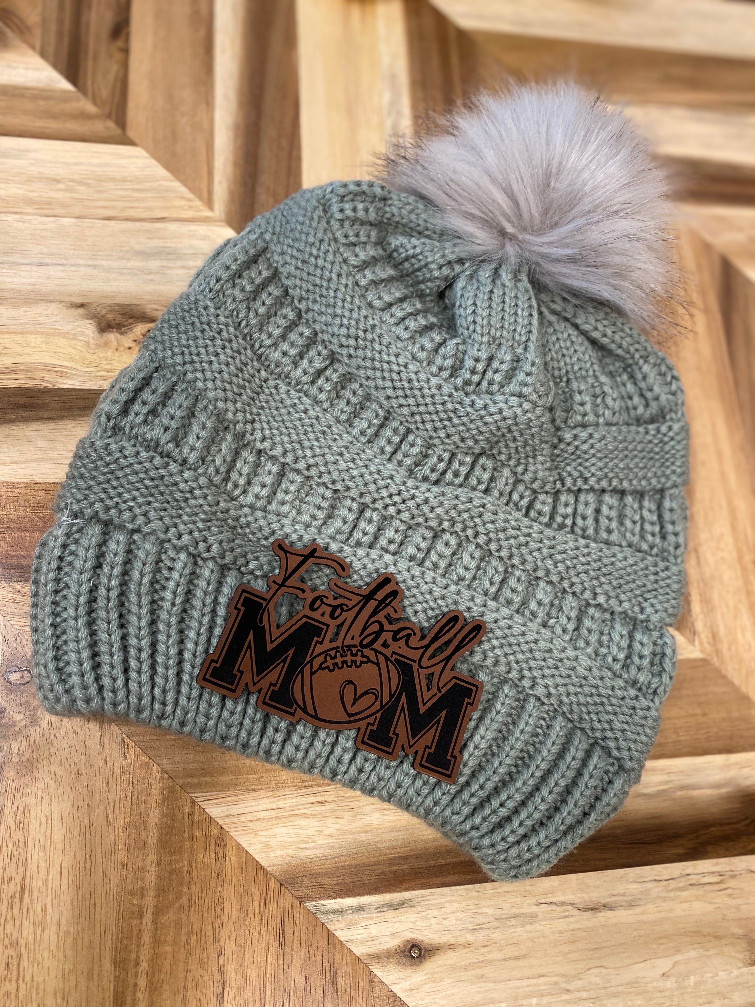 Football Mom Winter Hat