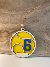 Custom Tennis Ornament