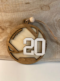 Custom Football Ornament