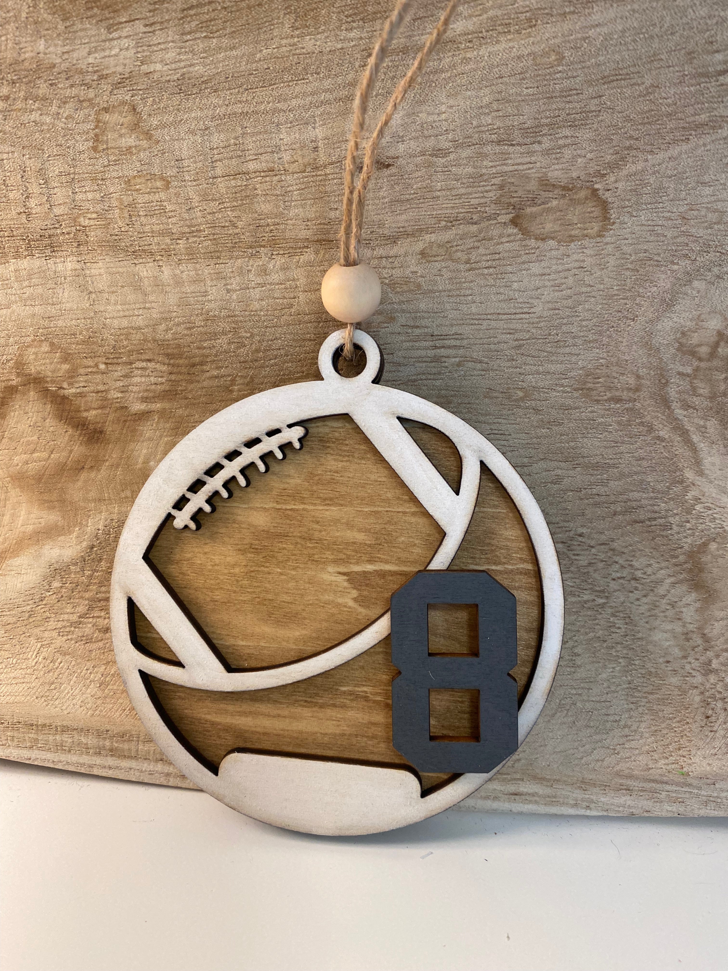 Custom Football Ornament