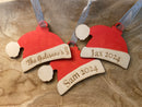 Personalized Santa Hat Ornament