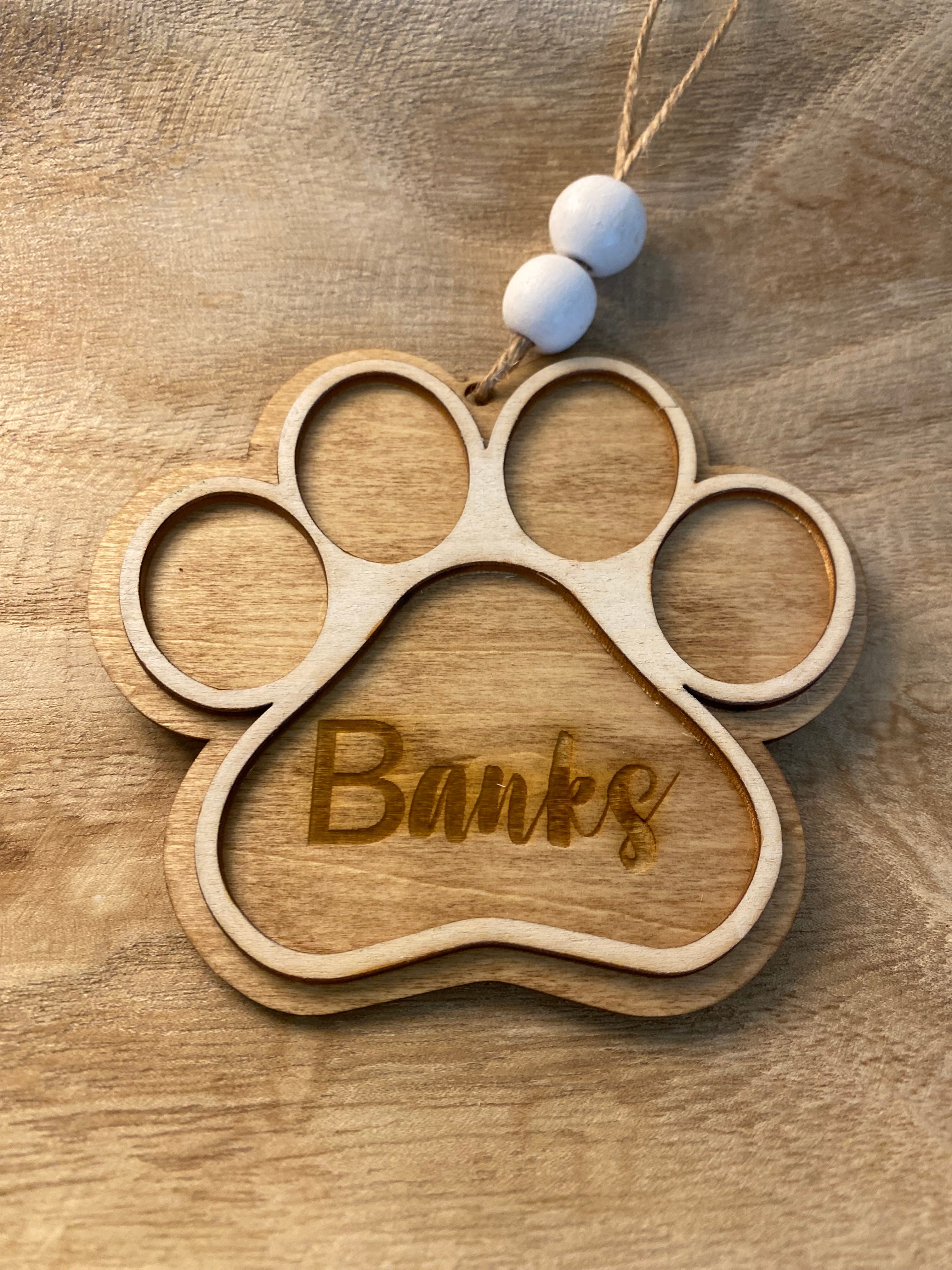 Custom Dog Ornament