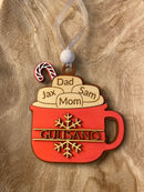 Custom Hot Cocoa Cup Ornament