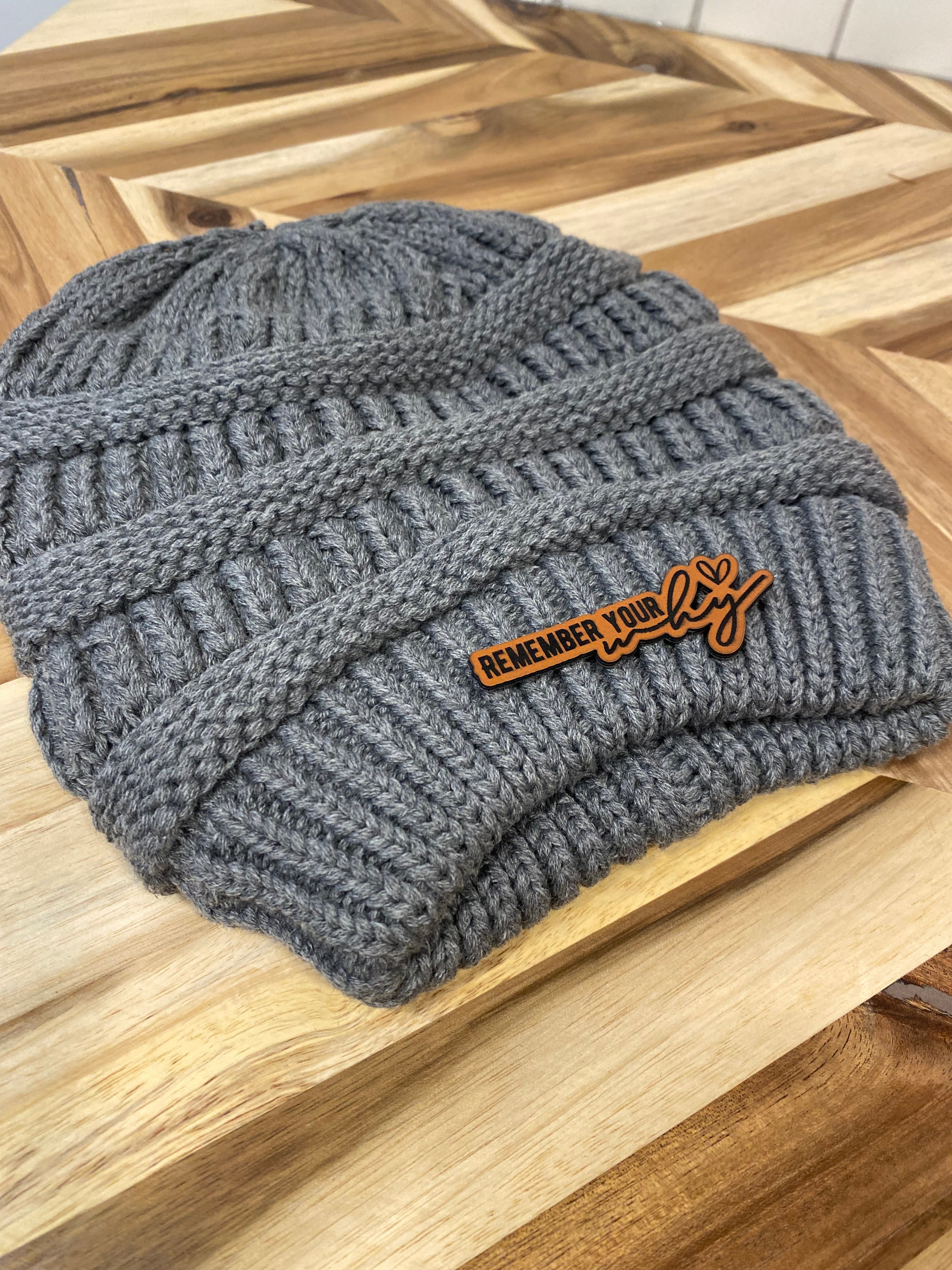 Remember Your Why Slouch Winter Hat