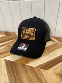 Motorcross Checkered Flag Dad Hat