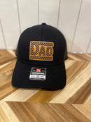 Motorcross Checkered Flag Dad Hat