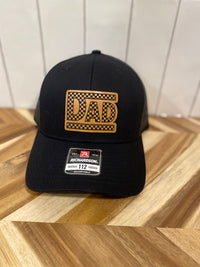 Motorcross Checkered Flag Dad Hat
