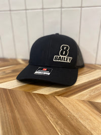Custom Classic Motocross Race Number and Name Hat