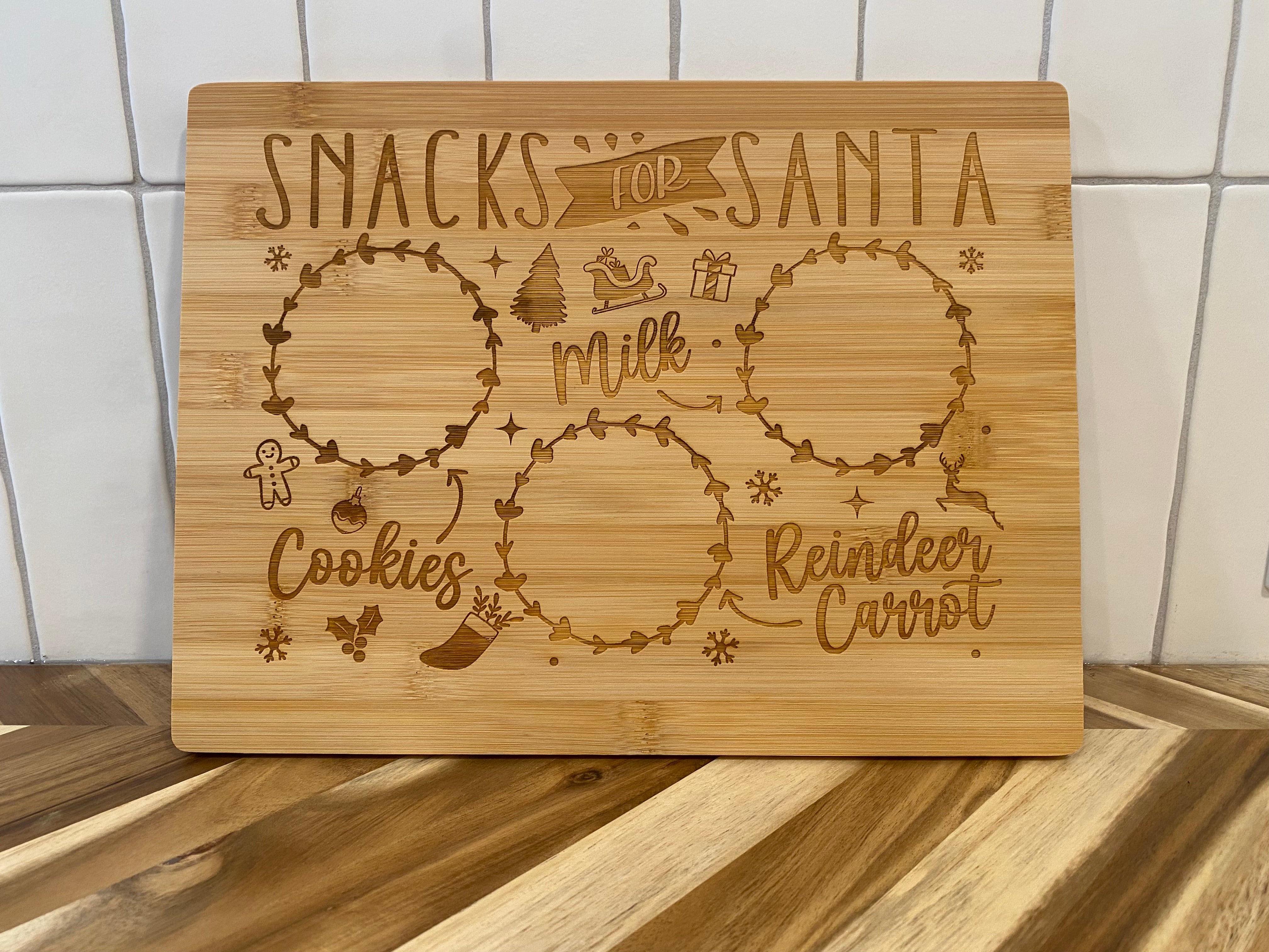 Custom Cookies for Santa Tray