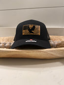 American Flag with Eagle Hat