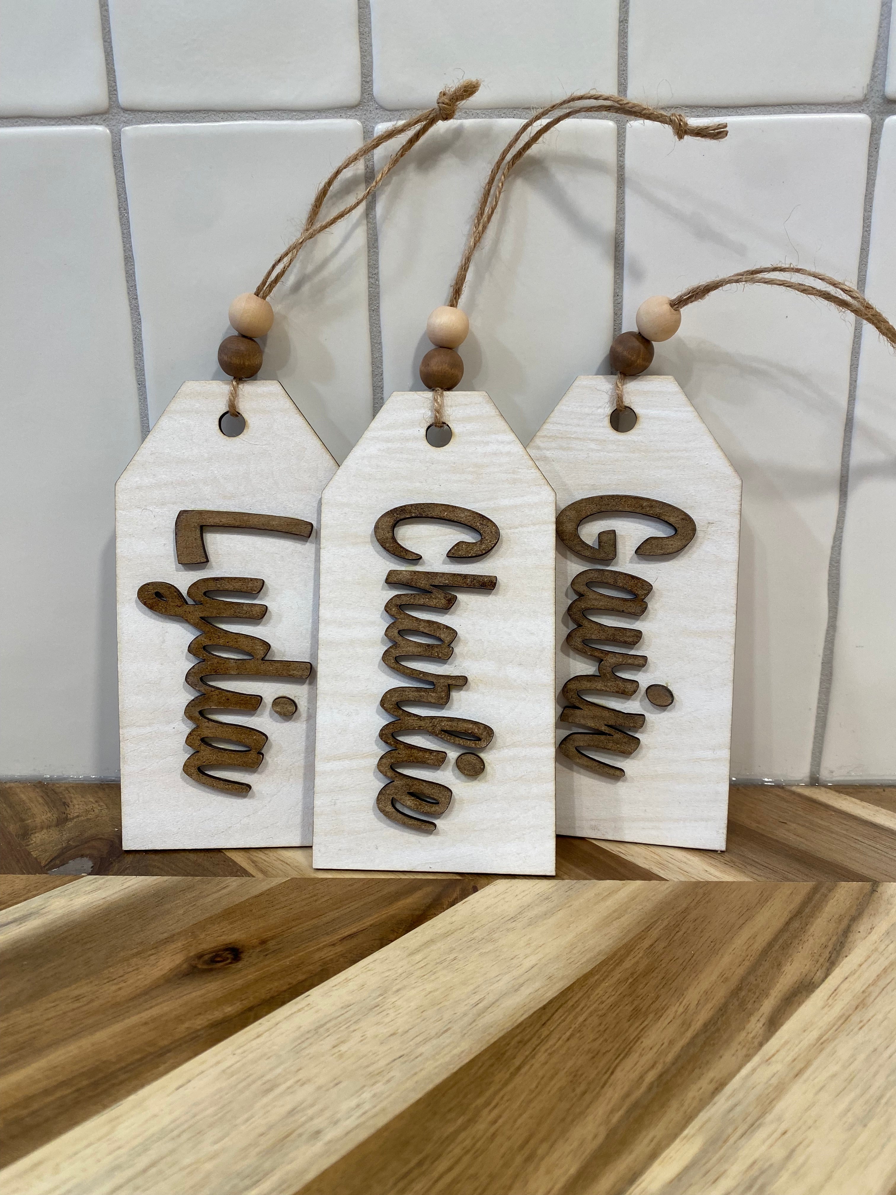 Personalized Stocking Tags