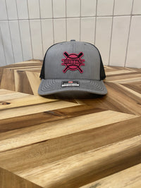 Custom Softball/Baseball Bats & Ball Design Hat