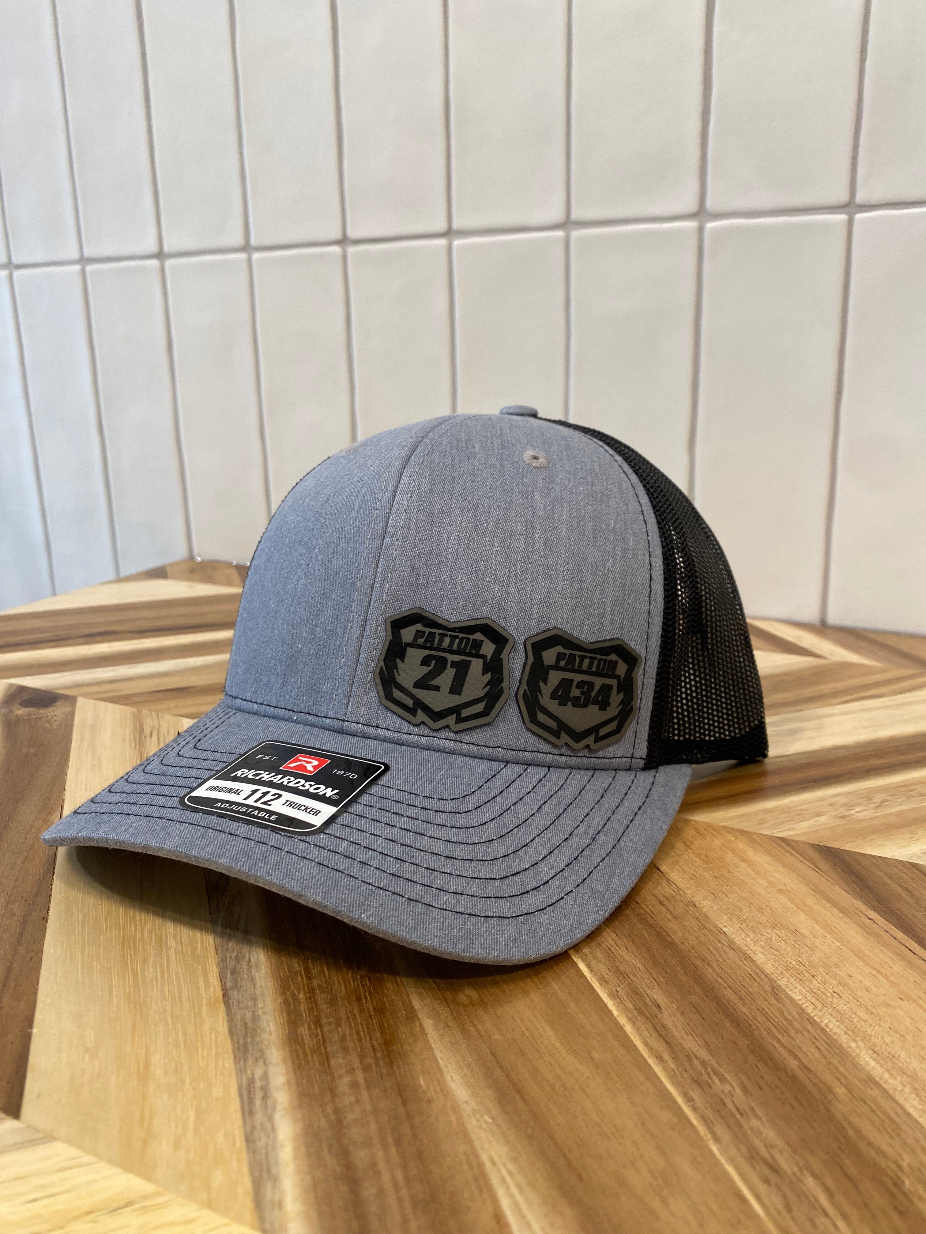 Adult Motocross Custom Nameplate Hat (Single or Multiple Plates)