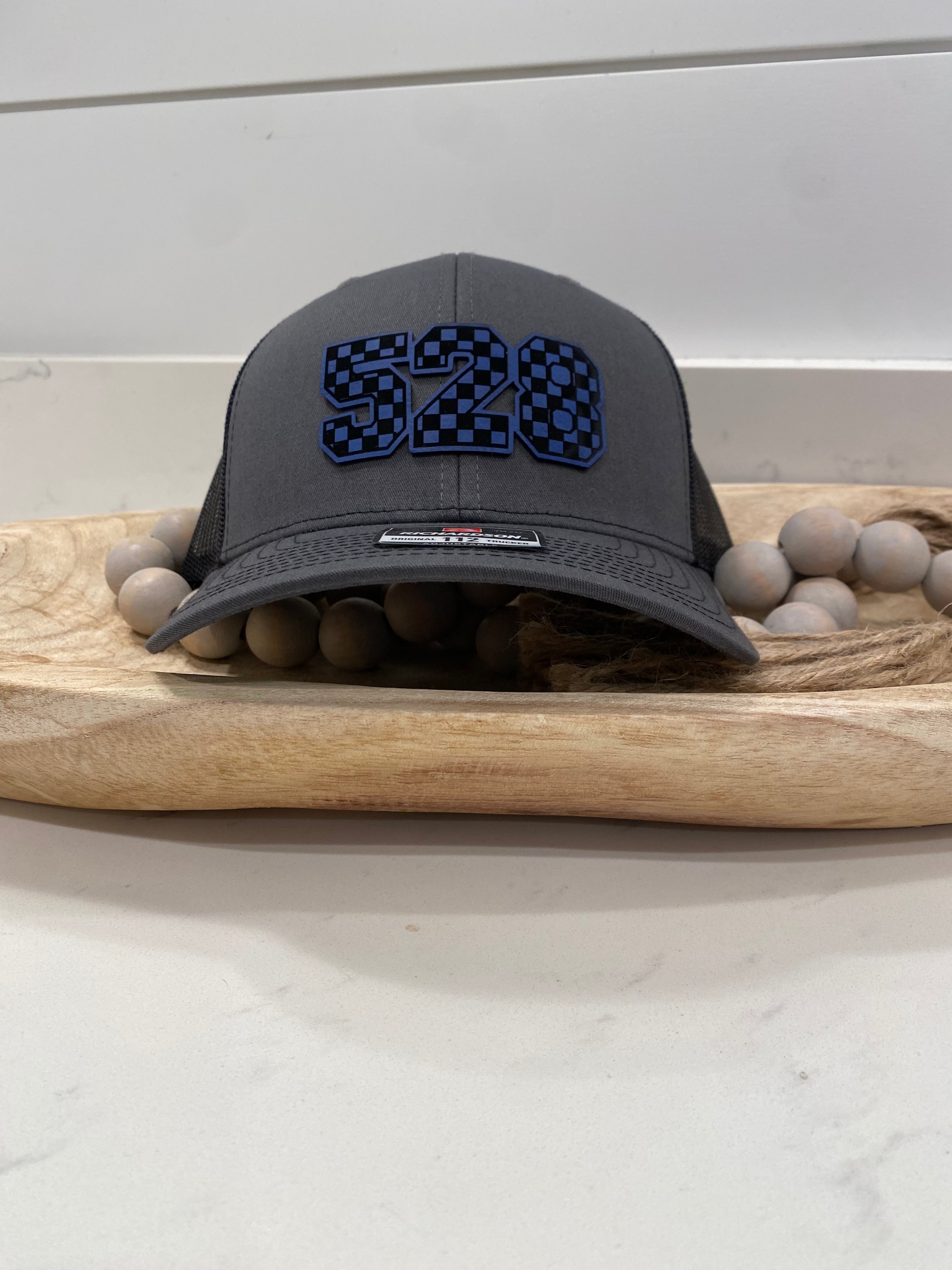 Custom Checkered Number Motocross Hat