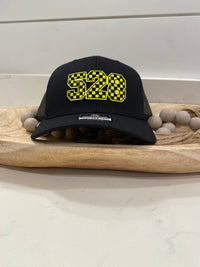 Custom Checkered Number Motocross Hat