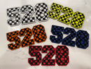 Custom Checkered Number Motocross Hat