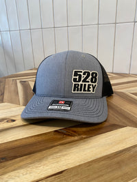 Custom Classic Motocross Race Number and Name Hat