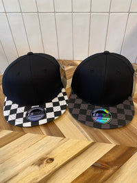 Checkered Brim Custom MX Hat