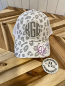 Custom Motocross Checkered Monogram Hat