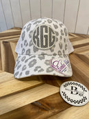 Custom Motocross Checkered Monogram Hat