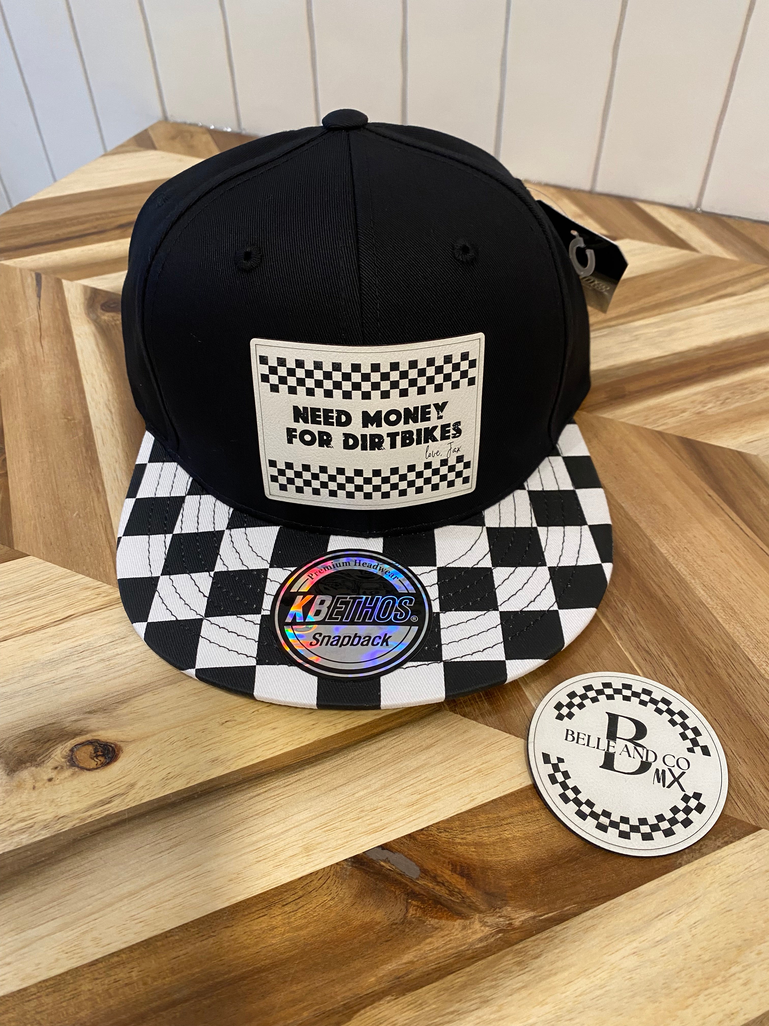 NEED MONEY FOR MY DIRTBIKE Personalized Hat