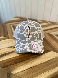 Custom BASEBALL Printed Leather w/NUMBER