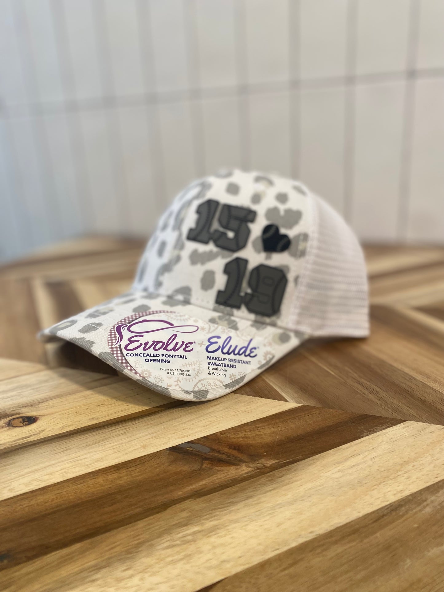 Custom Softball/Baseball Numbers with Engaved Laces & Heart
