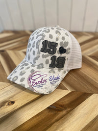 Custom Softball/Baseball Numbers with Engaved Laces & Heart