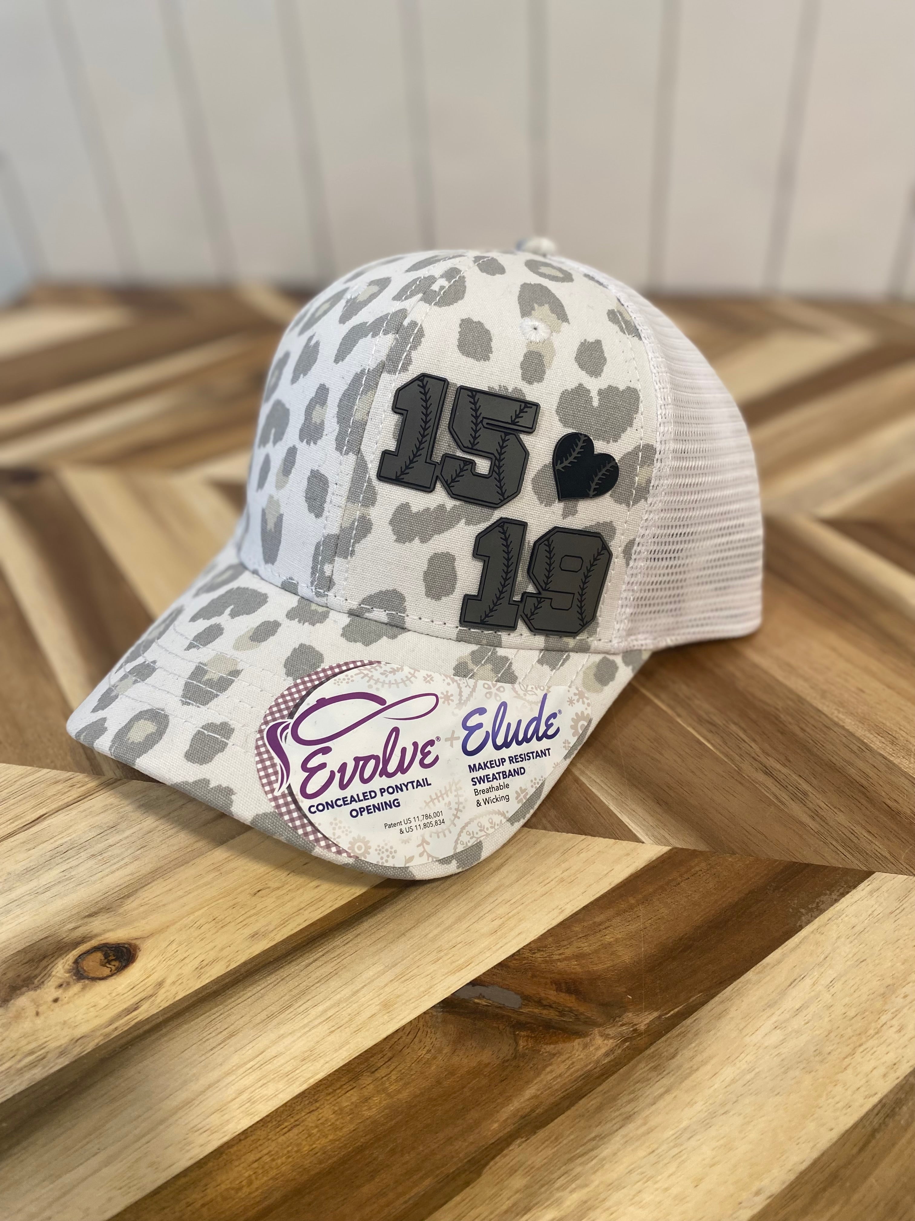 Custom Softball/Baseball Numbers with Engaved Laces & Heart