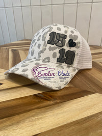 Custom Baseball/Softball Number w/Laces & Heart Hat